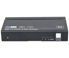 Vivolink VLSW131, HDMI, Juodas, 60 fps, 3840 x 2160 pikselių, 4K Ultra HD, 155 mm