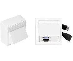 „VivoLink WI221261“ maitinimo lizdas HDMI + USB A Baltas