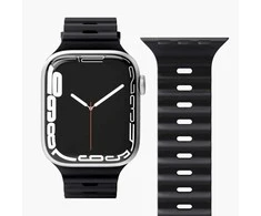 Vonmählen VonMählen laikrodžio dirželis, skirtas Apple Ocean Band Case 1 Band One juodai juodai (AWS00078)