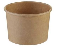 Øvrige Delicup kartonas nebalintas rudas/rudas 5 oz/150 ml 50 vnt./pak.