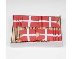 Vrige Flaga do kransekage papierowa DK 144stk/pak Raudona/balta 1x1x1mm (144EA)