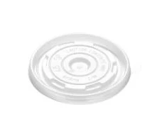 Øvrige Plastikinis dangtelis apvalus Ø96xH8 mm PP, skaidrus, sriubos popieriniams puodeliams 25/35/50 cl, 50 vnt./pak.