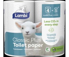 Lambi Tualetinis popierius 3 sluoksnių 25,5 m 28 rulonai