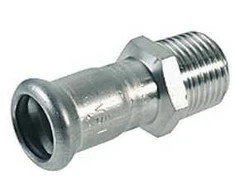 Vsh Fittings Bv VSH perėjimo įvorė/nipelis 18 mm x 1/2, atsparus rūgštims