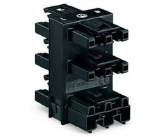 Wago 770-608, juodas, poliamidas, 25 A, 250 V, 30 mm, 48 mm