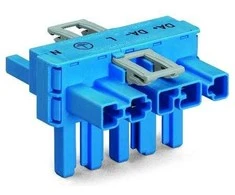 Wago 770-620, mėlynas, poliamidas, 25 A, 400 V, 54 mm, 35,9 mm