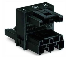 Wago 770-635, Juoda, Poliamidas, 25 A, 250 V, 30 mm, 32,7 mm