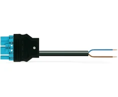 WAGO jungiamasis kabelis Cca kištukas/laisvas 5 polių, kodas I H05Z1Z1-F 5M 2x1.5mm²