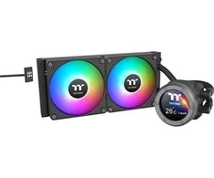 Thermaltake Thermaltake TH280 V2 Ultra EX ARGB CPU viskas viename skysčio aušintuvas, vandens aušinimas (juodas)