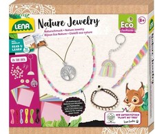 Lena „Eco Nature Jewelry craft“ papuošalų kūrimo rinkinys vaikams, nuo 8 metų, įvairių spalvų