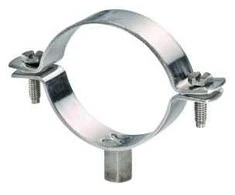 Walraven AISI 316 vamzdžių spaustukas 15-18 mm - Nerūdijančio plieno 2 varžtų vamzdžių spaustukas, uniso su M8/10 sriegiu