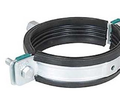 Walraven HD1501 vamzdžių spaustukas 59–64 mm – BUP sunkiųjų 2 varžtų vamzdžių spaustukas su EPDM ir 1/2 colio sriegiu