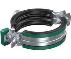 Walraven KSB2 vamzdžių spaustukas 125-130 mm - galvanizuotas 2 varžtų vamzdžių spaustukas M8/10 su EPDM ir greito fiksavimo sistema