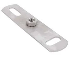 „Walraven“ pagrindo flanšas M8 - nerūdijančio plieno pagrindo flanšas 145x35 mm su CO2 suvirinta įvore