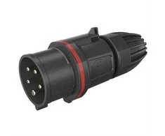 Walther Kištukas CEE 5P 16A 380V H6 raudonas fazės sukeitimo jungiklis