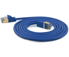 „Wantec“ jungiamasis kabelis SSTP CAT7 Ste. CAT6a d=4mm 10.00m mėlynas