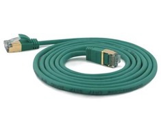 Wantec Wantec Extra dünnesCat.7 RohCable SSTP Komutacinis kabelis - 0,5 m - Cat.7 RohCable - S/FTP (S- STP) - RJ- 45 - RJ- 45 - žalias (7214)