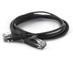 Wantec Wantec wW Komutacinis kabelis CAT6A (rand 2,8mm) UTP juodas 10m (7319)