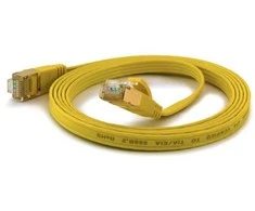 Wantec 7058, 0,2 m, Cat6a, F/UTP (FTP), RJ-45, RJ-45, Geltonas
