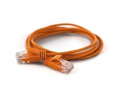 „Wantec Wantec wW Komutacinis kabelis CAT6A“ (rand 2,8 mm) UTP oranžinis 0,50 m (7256)