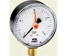Watts Industries Nordic AB MANOMETRAS Ø63 X 1/4 0-4 BAR, ŽEMYN JUNGIAMAS PRIE ŠILDYMO SISTEMOS