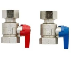 Watts Rutulinių vožtuvų komplektas 1" x 3/4" Ni t/kolektorius