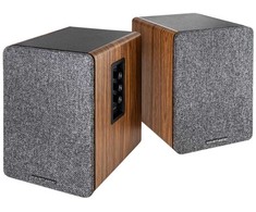 Kompiuterio kolonėlės Kolumna Wavemaster BASE 2.0 Bluetooth wood/pilka retail