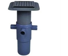 Wavin 110 x 40 mm grindų trapas su dangčiu, pilnai sukomplektuotas