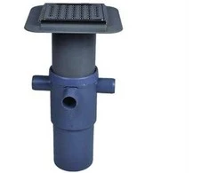 Wavin 110 x 50 mm grindų trapas su viršumi, pilnai sukomplektuotas