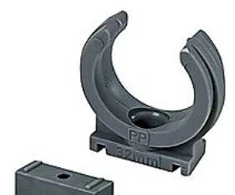 Wavin 32 mm pilkas vamzdžių laikiklis - sraigtui