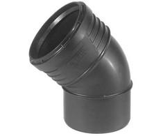 Wavin SiTech+ 90 mm 45° lenkimo vamzdis