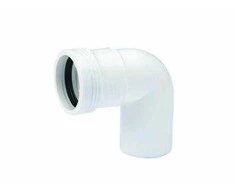 Nordisk Wavin Wavin PP alkūnė 88,5 laipsnių Ø 40 mm, balta