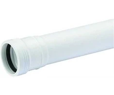 Wavin PP vamzdis su įvore Ø 40–250 mm, baltas