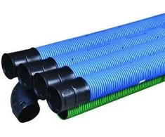 Nendrinė virvelė 110 mm. 1 x 15 m - pilnai paruošta. Gravitacijai. Wavin PE