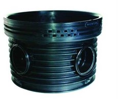 Wavin „Tegra“ 200 x 1000 mm TP3 šulinys, lygus, 90 laipsnių kairysis įvadas