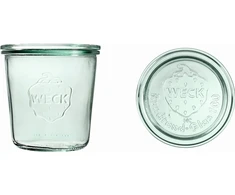 WECK konservavimo stiklainis 580 ml Ø 100 aukštis 107, permatomas, 6 vnt. rinkinys