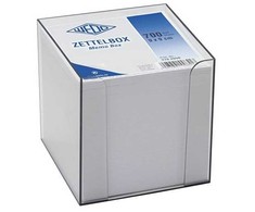 Wedo WEDO Dėžutė užrašams su užpildymu 9,5 x 9,5 cm raudona