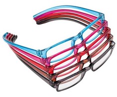 Wedo 271 13099, Unisex, Stačiakampiai, Klasikiniai, Visas rėmas, Įvairiaspalviai, Permatomi, Plastikiniai