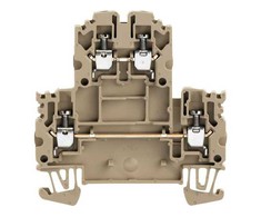 Weidmüller 1041600000, Smėlio spalvos, 2,5 mm², 24 A, 61 mm, 11,057 g, 100 vnt.