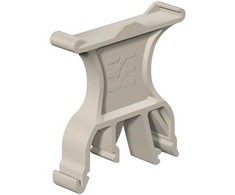 Weidmüller 4008190206680, Gnybtų blokų žymekliai, 20 vnt., Poliamidas, Pilkas, -40 - 100 °C, 9,5 mm