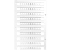 Weidmüller DEK 5/5 MC NE WS, Gnybtų blokų žymekliai, 1000 vnt., Poliamidas, Balta, -40 - 100 °C, V2