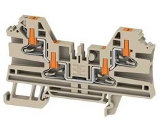Weidmuller Pereinamasis gnybtas 2,5 mm² AL34C smėlio spalvos