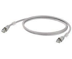 Weidmüller RJ45 tinklo prijungimo kabelis CAT 6A S/FTP 2,00 m pilkas UL sertifikuotas