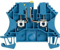 Weidmuller Atjungimo gnybtas WTR 2.5mm² sraigtinis/sraigtinis, mėlynas