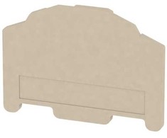 Weidmüller ZAP/TW7, Galinė plokštelė, 50 vnt., Wemid, Smėlio spalvos, -50 - 120 °C, V0