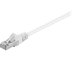Wentronic Goobay CAT 5e Kabelis łączący, SF/UTP, balta - Długość kabla 25 m (JAB-1338719)