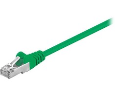 Wentronic „Goobay CAT 5e“ jungties kabelis, SF/UTP, žalias – laido ilgis 50 m