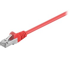 Wentronic „Goobay CAT 5e“ jungties kabelis, SF/UTP, raudonas – laido ilgis 20 m