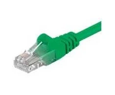 Wentronic Goobay CAT 5e patch kabelis, U/UTP, žalias, 0,25 m - CCA vario lydinys (68612)