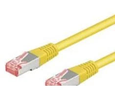 Goobay CAT 6 jungiamasis kabelis S/FTP (PiMF), geltonas, 10 m, Cat6, S/FTP (S-STP), RJ-45, RJ-45, geltonas